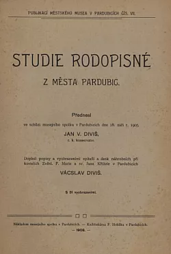 Studie rodopisné z města Pardubic