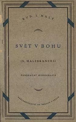 Svět v Bohu (N. Malebranche): Tendenční monografie