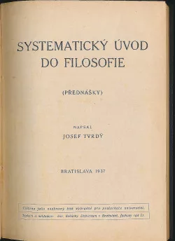 Systematický úvod do filosofie
