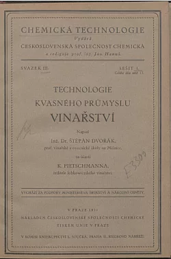 Technologie kvasného průmyslu vinařství