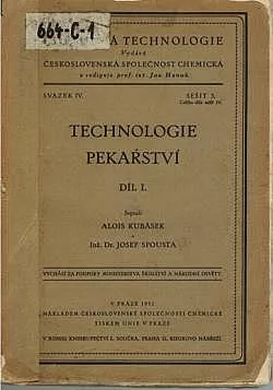 Technologie pekařství. Díl I
