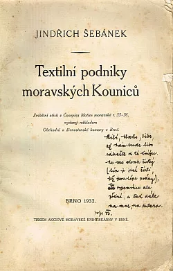 Textilní podniky moravských Kouniců