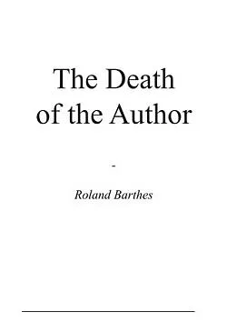 The Death of the Author