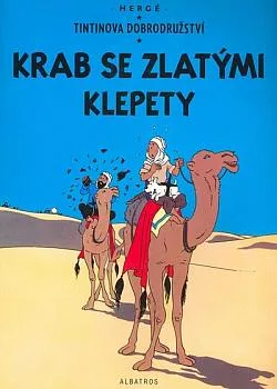 Krab se zlatými klepety