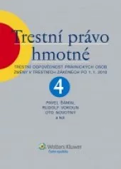 Trestní právo hmotné, 4. díl
