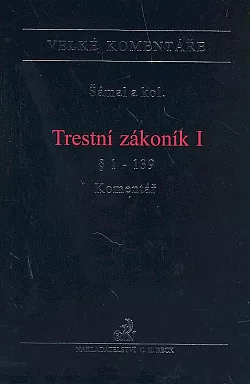 Trestní zákoník I