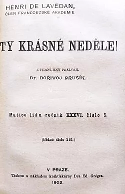 Ty krásné neděle!