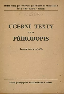 Učební texty pro přírodopis