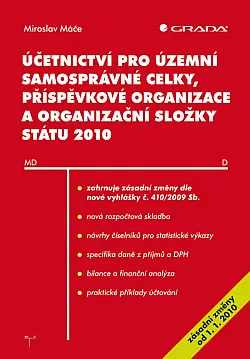 Účetnictví pro územní samosprávné celky, příspěvkové organizační složky státu