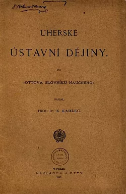 Uherské ústavní dějiny