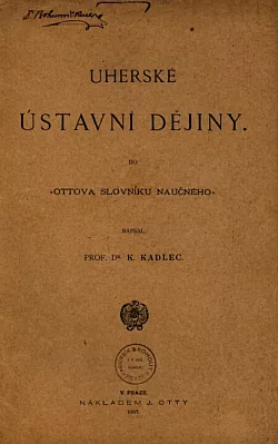 Uherské ústavní dějiny
