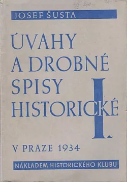 Úvahy a drobné spisy historické I.