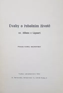 Úvahy o řeholním životě