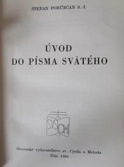 Úvod do písma svätého