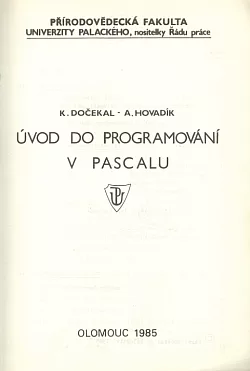 Úvod do programování v Pascalu
