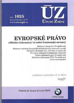 ÚZ č.1025 - Základy evropského práva