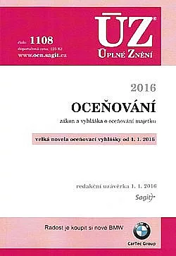 ÚZ č. 1108 - Oceňování majetku 2016