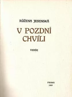 V pozdní chvíli