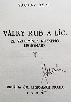 Války rub a líc - Ze vzpomínek ruského legionáře