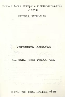 Vektorová analýza