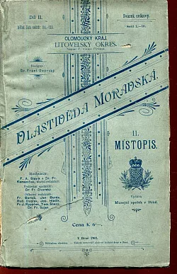 Vlastivěda  moravská: Litovelský okres
