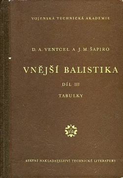 Vnější balistika (3. díl) tabulky