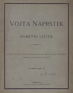 Vojta Náprstek: Pamětní lístek