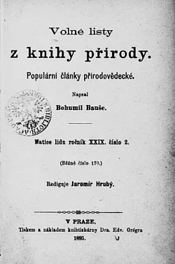 Volné listy z knihy přírody