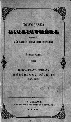 Všeobecný dějepis občanský 1. díl