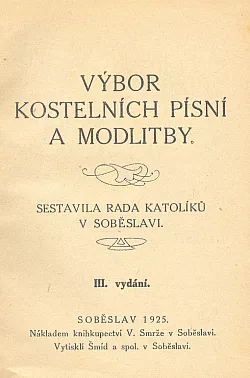 Výbor kostelních písní a modlitby