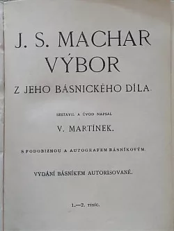 Výbor z jeho básnického díla