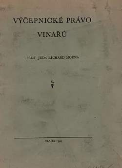 Výčepnické právo vinařů
