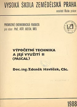 Výpočetní technika a její využití II - PASCAL