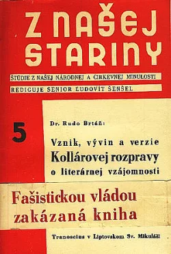 Vznik, vývin a verzie Kollárovej rozpravy o literárnej vzájomnosti