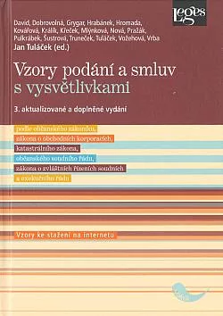 Vzory podání a smluv s vysvětlivkami