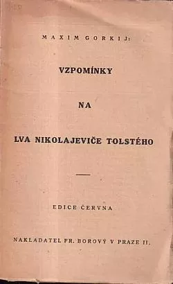 Vzpomínky na Lva Nikolajeviče Tolstého