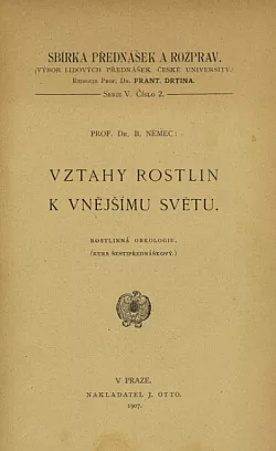 Vztahy rostlin k vnějšímu světu