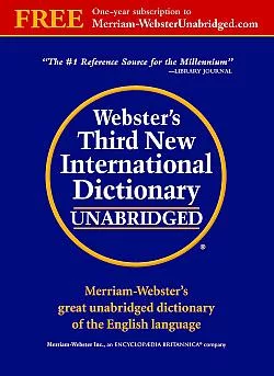 Webster's Third New International Dictionary, Unabridged