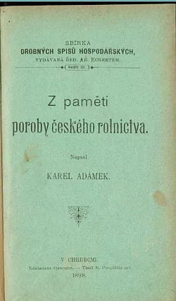 Z pamětí poroby českého rolnictva