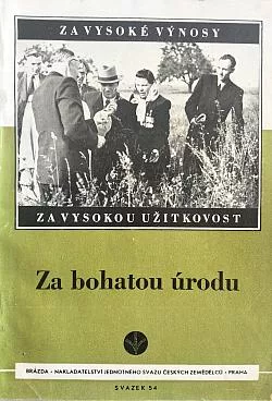 Za bohatou úrodu