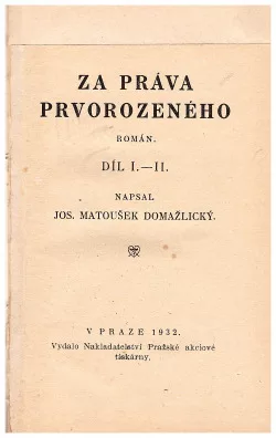 Za práva prvorozeného