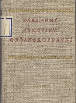 Základní předpisy občanskoprávní II. část