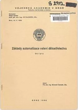 Základy automatizace velení dělostřelectvu