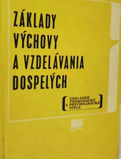 Základy výchovy a vzdelávania dospelých