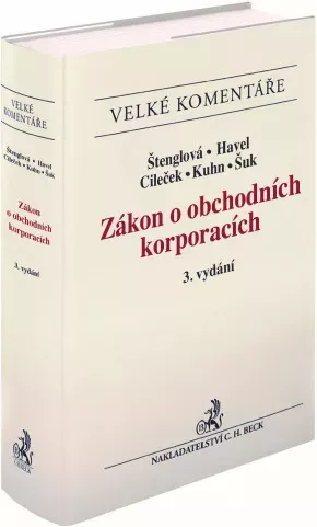 Zákon o obchodních korporacích. Komentář