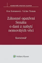 Zákonné opatření Senátu o dani z nabytí nemovitých věcí. Komentář