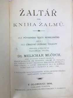Žaltář neb Kniha Žalmů