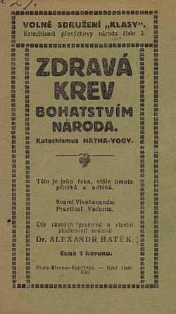 Zdravá krev bohatstvím národa