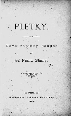 Pletky : nové zápisky soudce