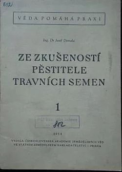 Ze zkušeností pěstitele travních semen